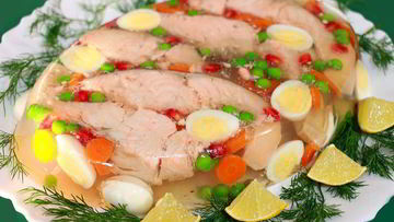 Рецепт Заливного из рыбы с желатином