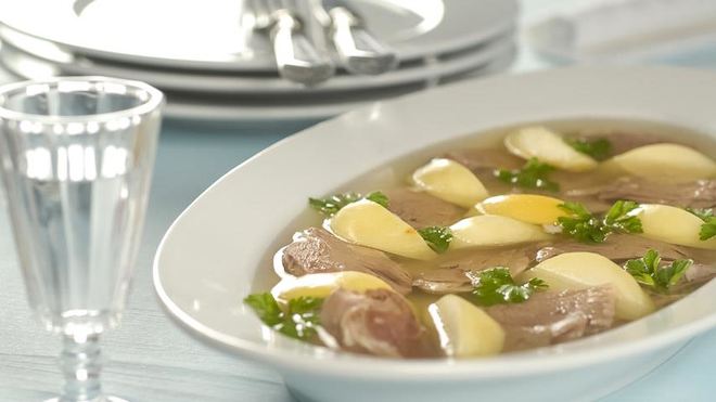 Рецепт заливного из утки с яблоками