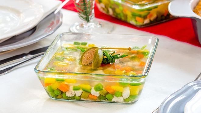 Рецепт заливного мозаика