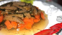 Рецепт Заливного с говяжьей печенкой