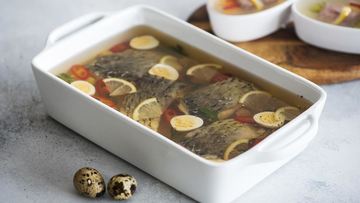 Рецепт Заливного карпа с медом