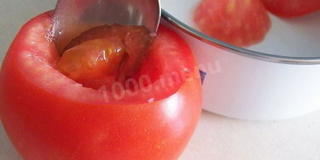 Рецепт запеченных помидоров с мясом в фольге