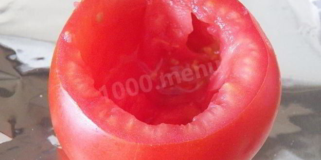 Рецепт запеченных помидоров с мясом в фольге