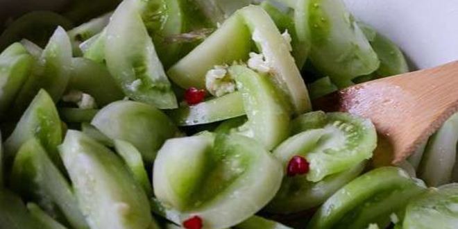 Рецепт зеленых помидоров по-корейски