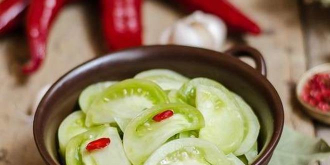 Рецепт зеленых помидоров по-корейски