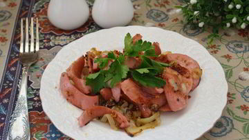 Рецепт Жареных сосисок