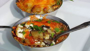 Рецепт Баклажанового жульена