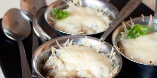 Рецепт Грибного жульена из шампиньонов