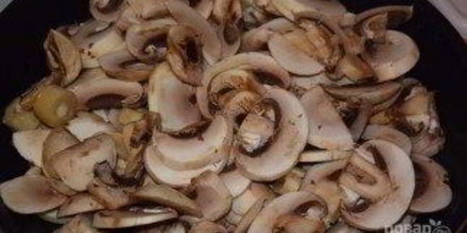 Рецепт жульена грибного со сметаной