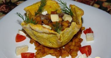 Рецепт Жульена из языка на манговом чатни