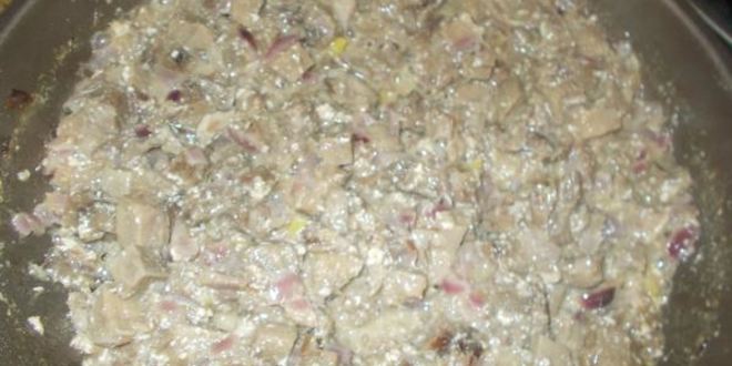 Рецепт жульена из языка на манговом чатни