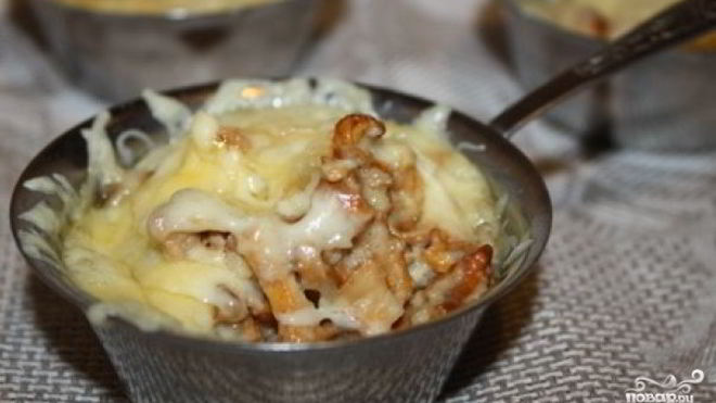 Рецепт жульена с лисичками