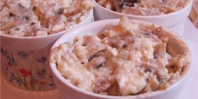 Рецепт жульена с мидиями и креветками