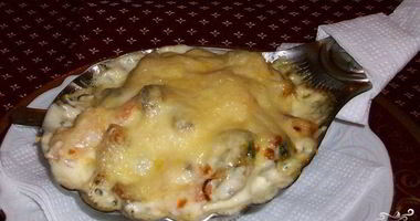 Рецепт Жульена с мидиями и овощами