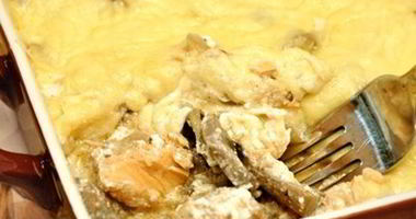 Рецепт Жульена с рыбой и грибами