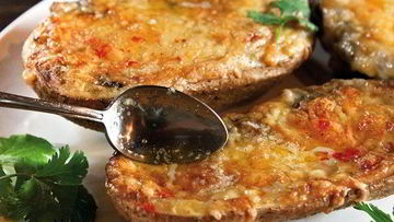 Рецепт Жульена в картофеле