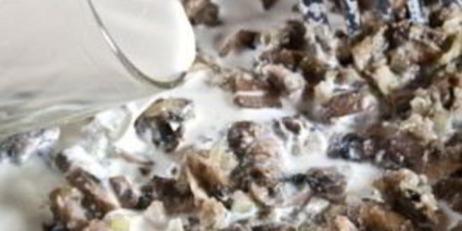 Рецепт жульена в картофеле