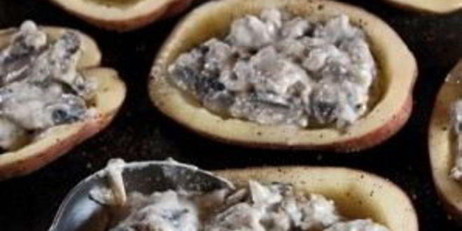 Рецепт жульена в картофеле