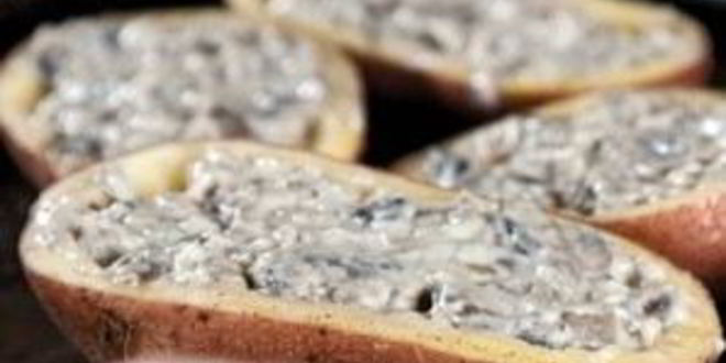 Рецепт жульена в картофеле