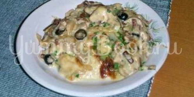 Рецепт Жюльена грибного с овощами