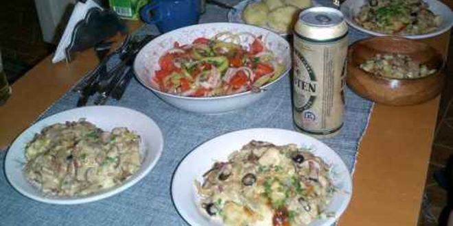 Рецепт жюльена грибного с овощами