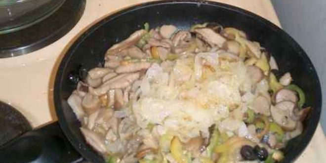 Рецепт жюльена грибного с овощами