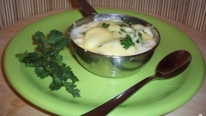 Рецепт Жюльена из кальмаров с грибами