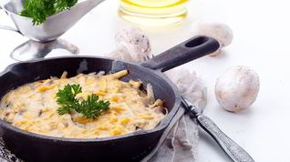 Рецепт Жюльена с картофелем и курицей