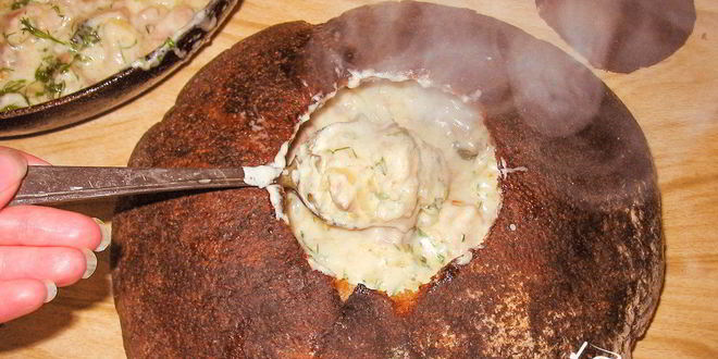 Рецепт жюльена в хлебном каравае