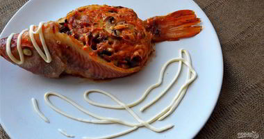 Рецепт Жюльена в рыбе